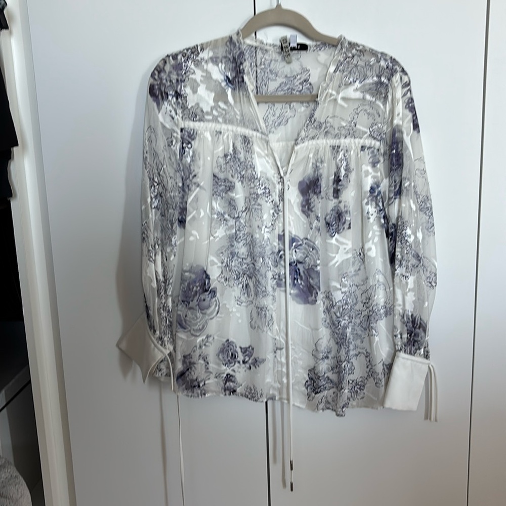 Reiss floral blouse